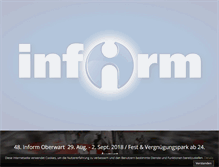 Tablet Screenshot of inform-oberwart.at